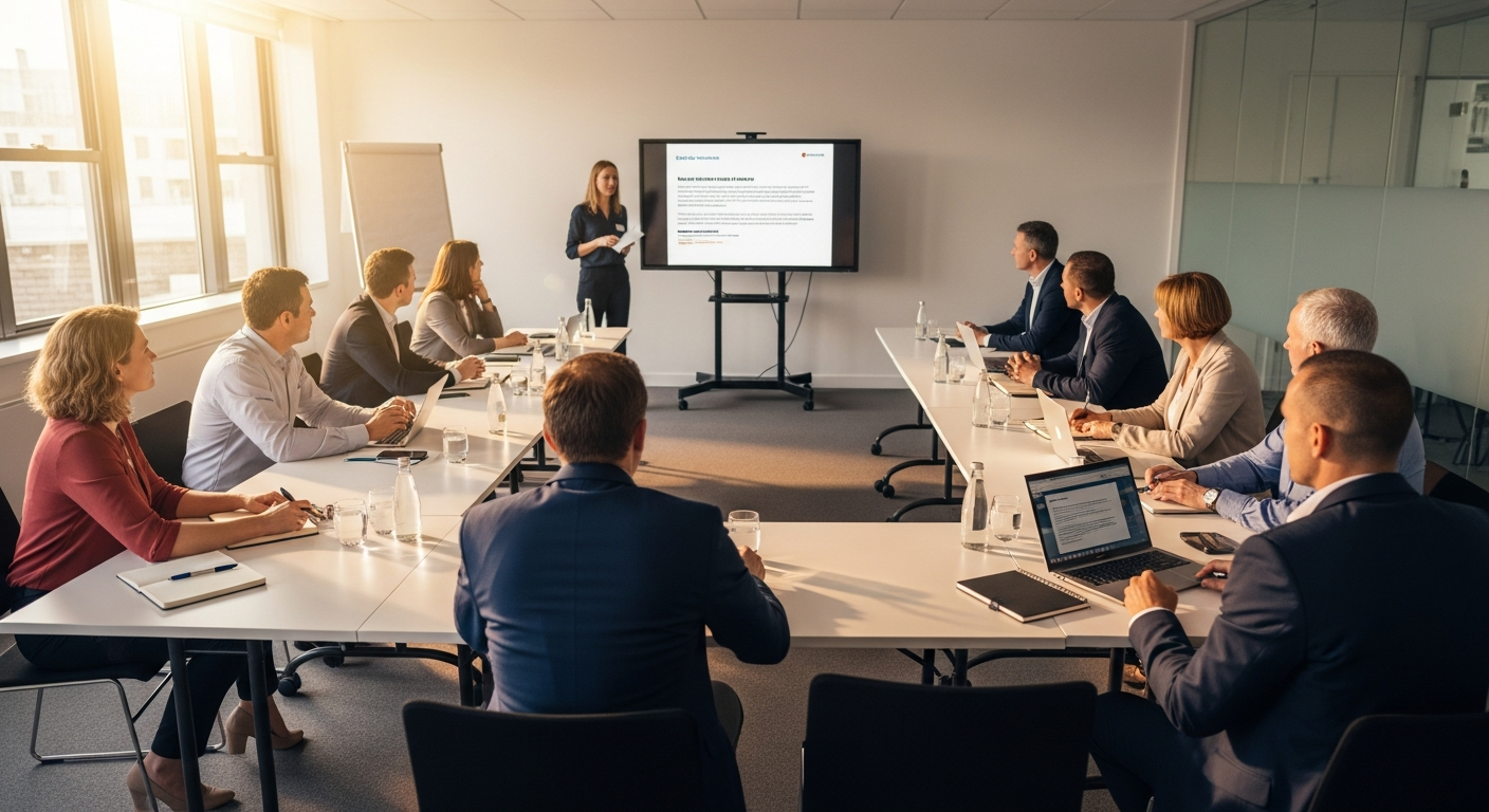 Team workshop and training session